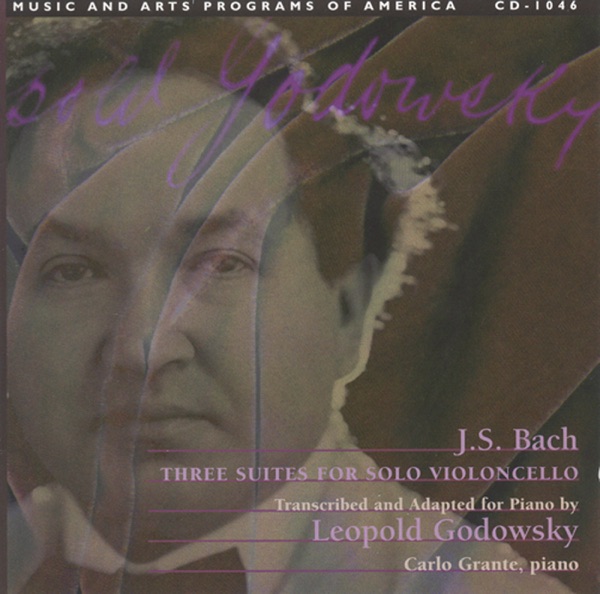 Godowsky, L.: Godowsky Edition (The), Vol. 3 – J.S. Bach Cello Suite Transcriptions album cover