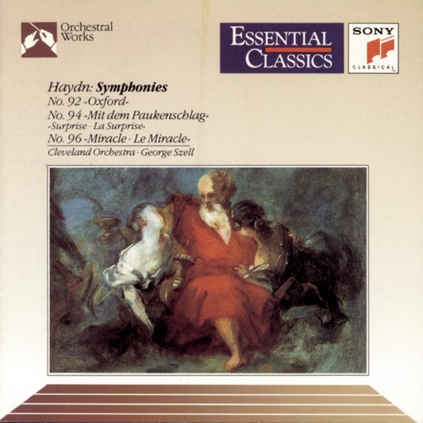 Haydn: Symphony No. 92 "Oxford", Symphony No. 94 "Surprise" & Symphony No. 96 "Miracle" album cover