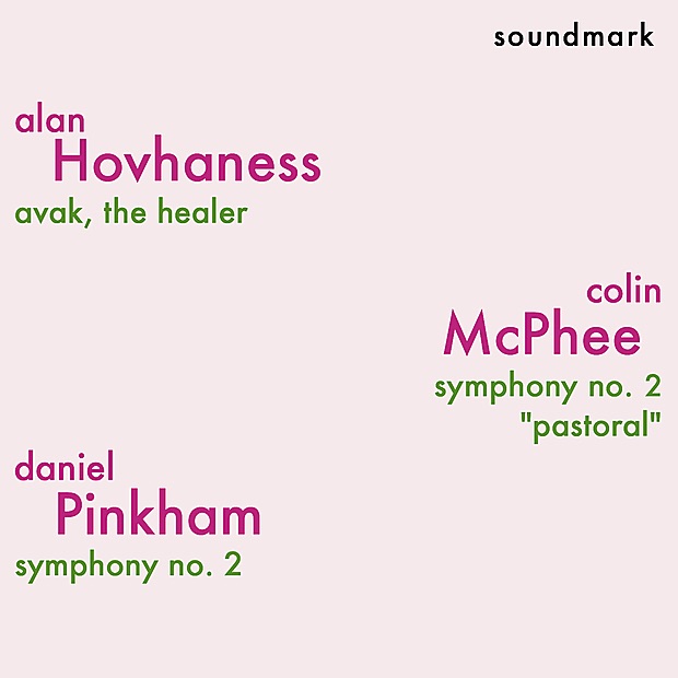 Alan Hovhaness, Colin McPhee, and Daniel Pinkham Premiere Recordings album cover