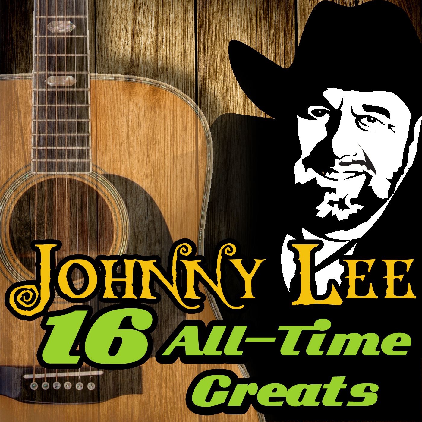Johnny Lee: 16 All-Time Greats album cover