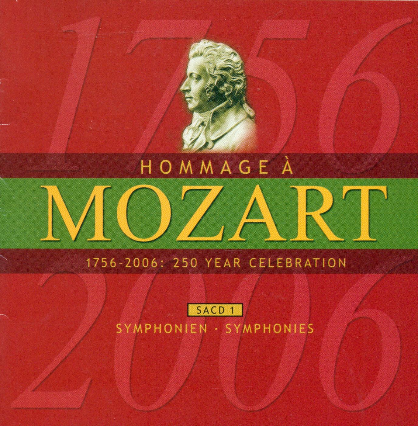 Mozart (A Homage) - 250 Year Celebration, Vol. 1 (Symphonies) album cover