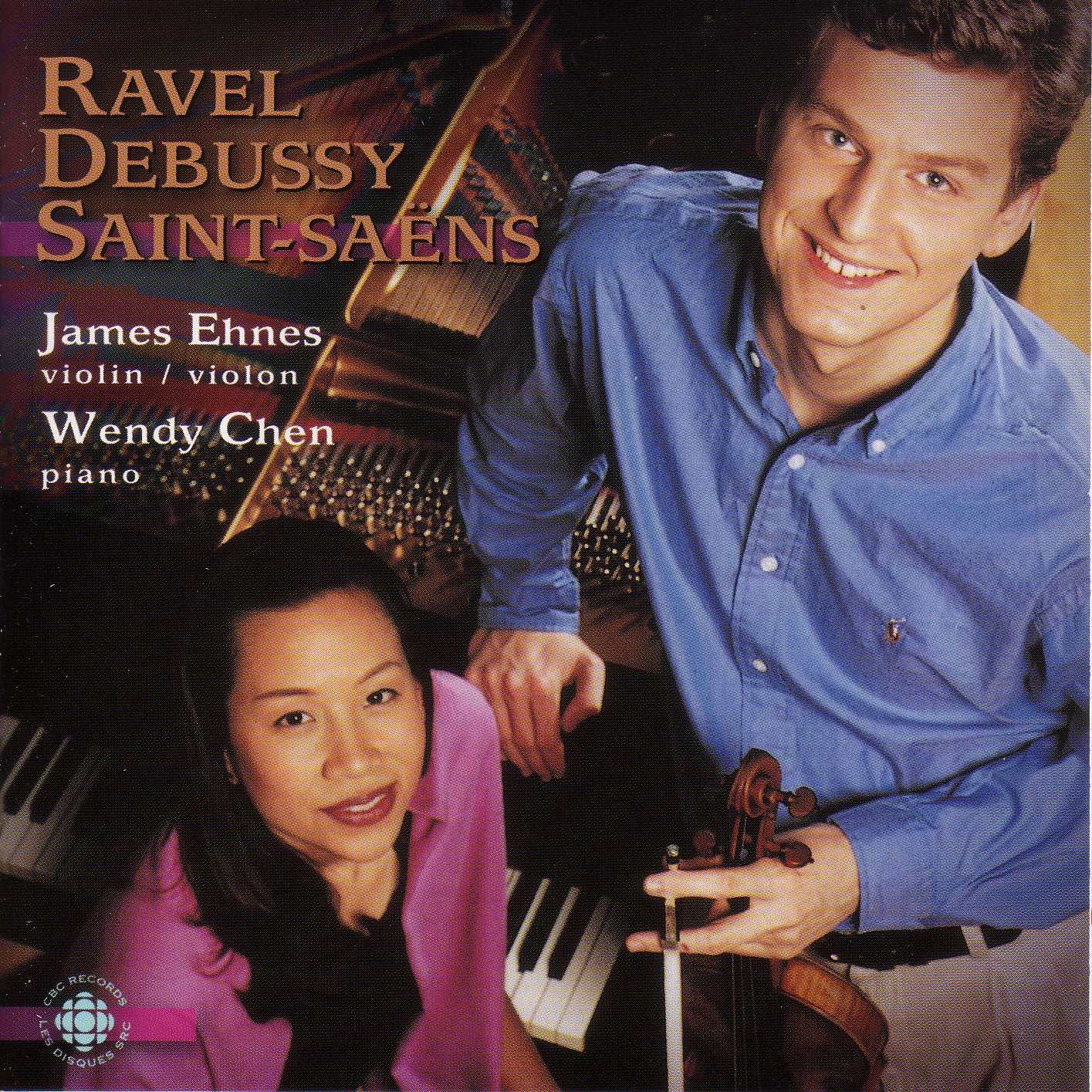 Ravel - Debussy - Saint-Saens: Violin Sonatas album cover