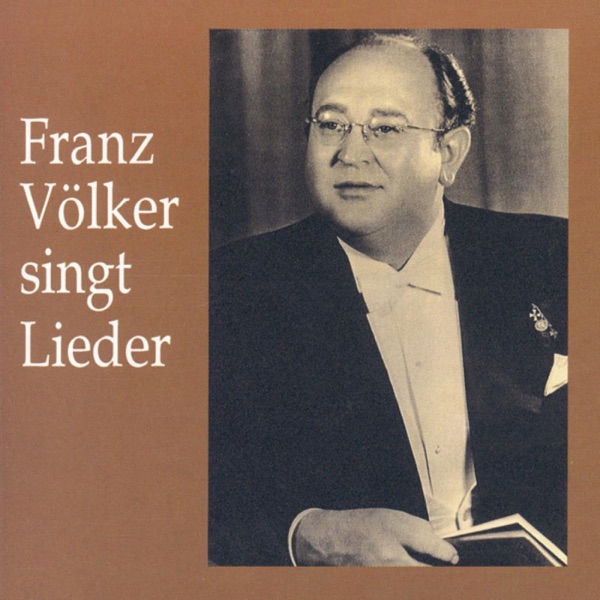 Franz Völker Singt Lieder album cover