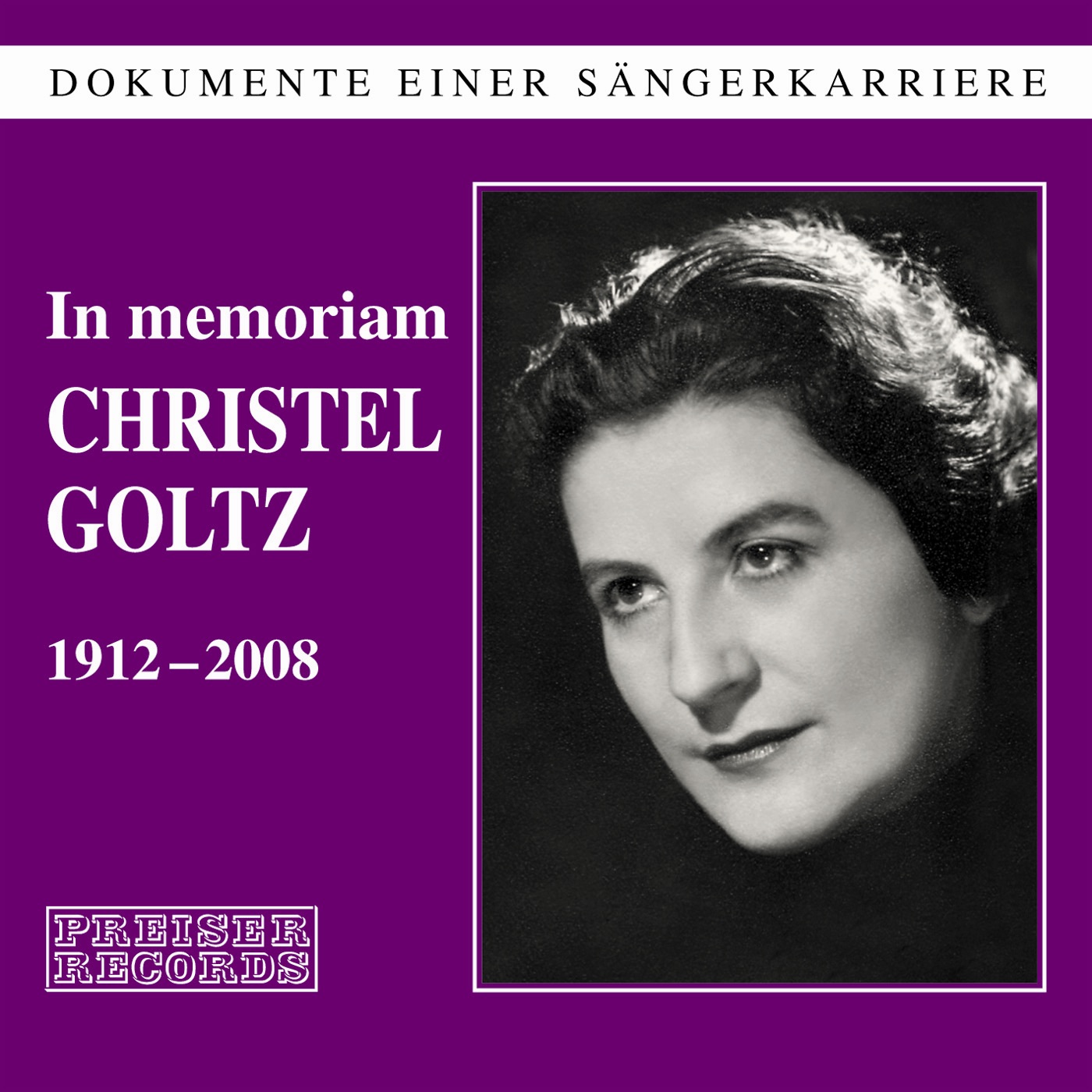 In Memoriam Christel Goltz album cover