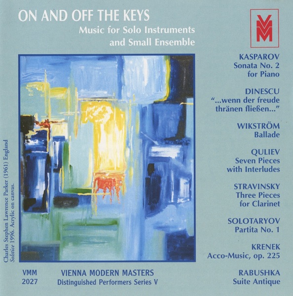Distinguished Performers, Series 5: On and Off the Keys (Music for Solo Instruments and Solo Ensembl album cover