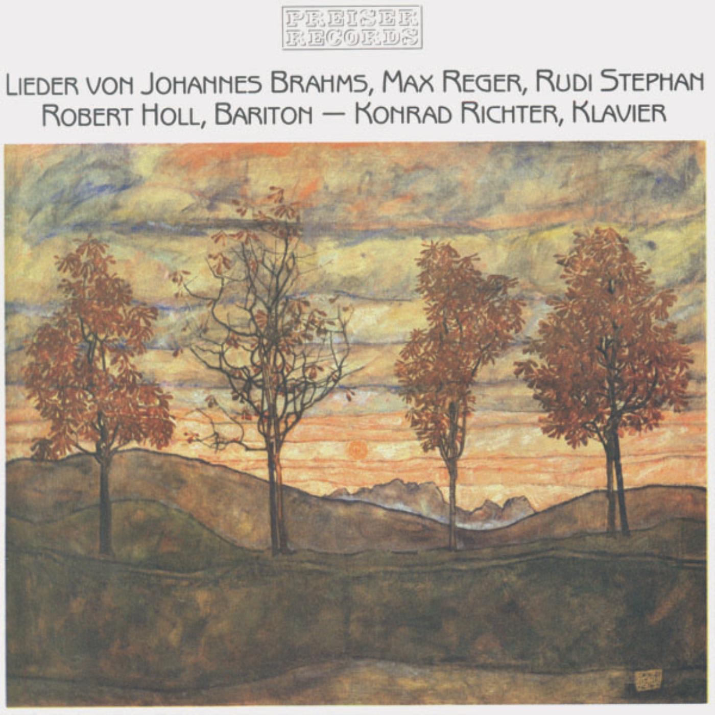 Lieder Von Johannes Brahms, Max Reger, Rudi Stephan album cover