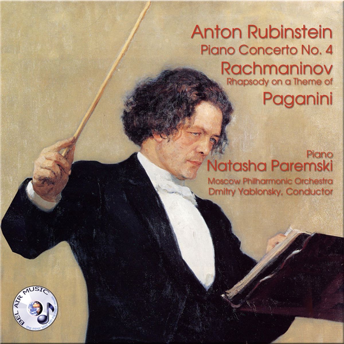 Rubinstein: Piano Concerto No. 4 - Rachmaninov: Rhapsody on a Theme of Paganini album cover