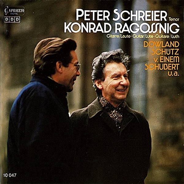 Schreier, Peter: Bach, Dowland, Schutz, Einem & Schubert album cover