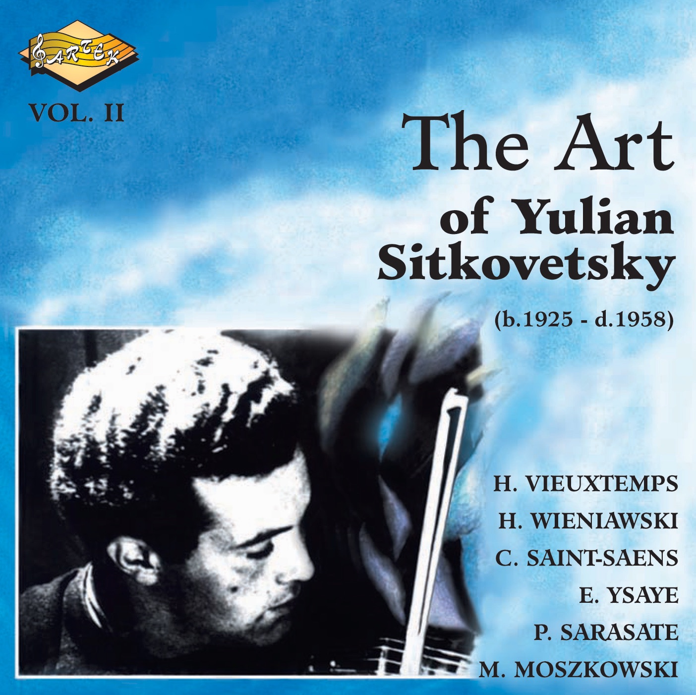 Sitkovetsky, Yulian: Art of Yulian Sitkovetsky (The), Vol. 2 album cover