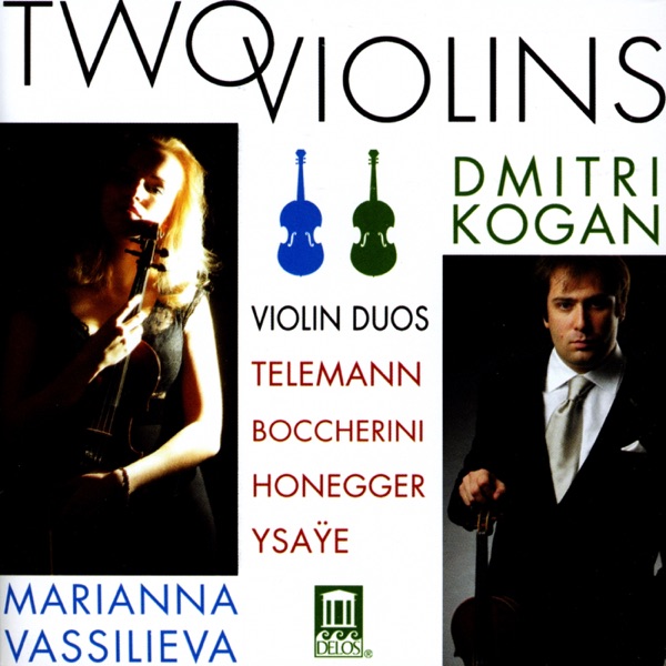 Violin Duo Recital: Kogan, Dmitri - Vassilieva, Marianna - Telemann, G.P. - Boccherini, L. - Honegge album cover