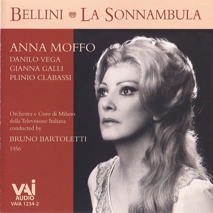 Bellini: la Sonnambula (Opera In Two Acts - Historic 1956 Recording) album cover