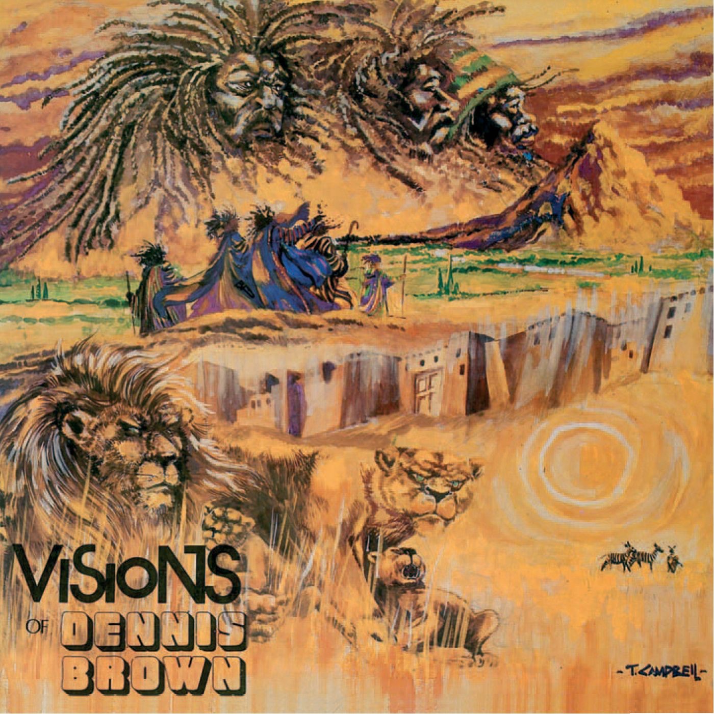 Visions of Dennis Brown album cover