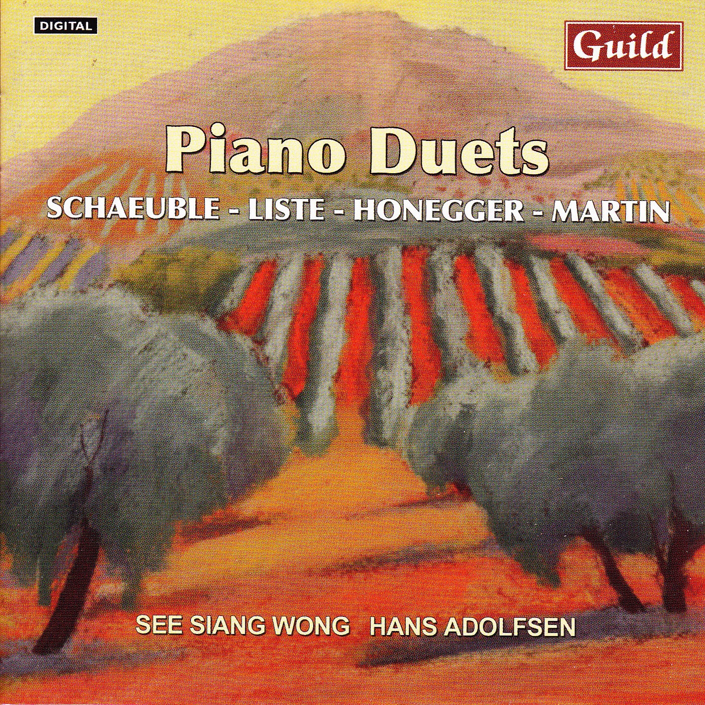Piano Duets By Liste, Honegger, Schaeuble, Martin album cover