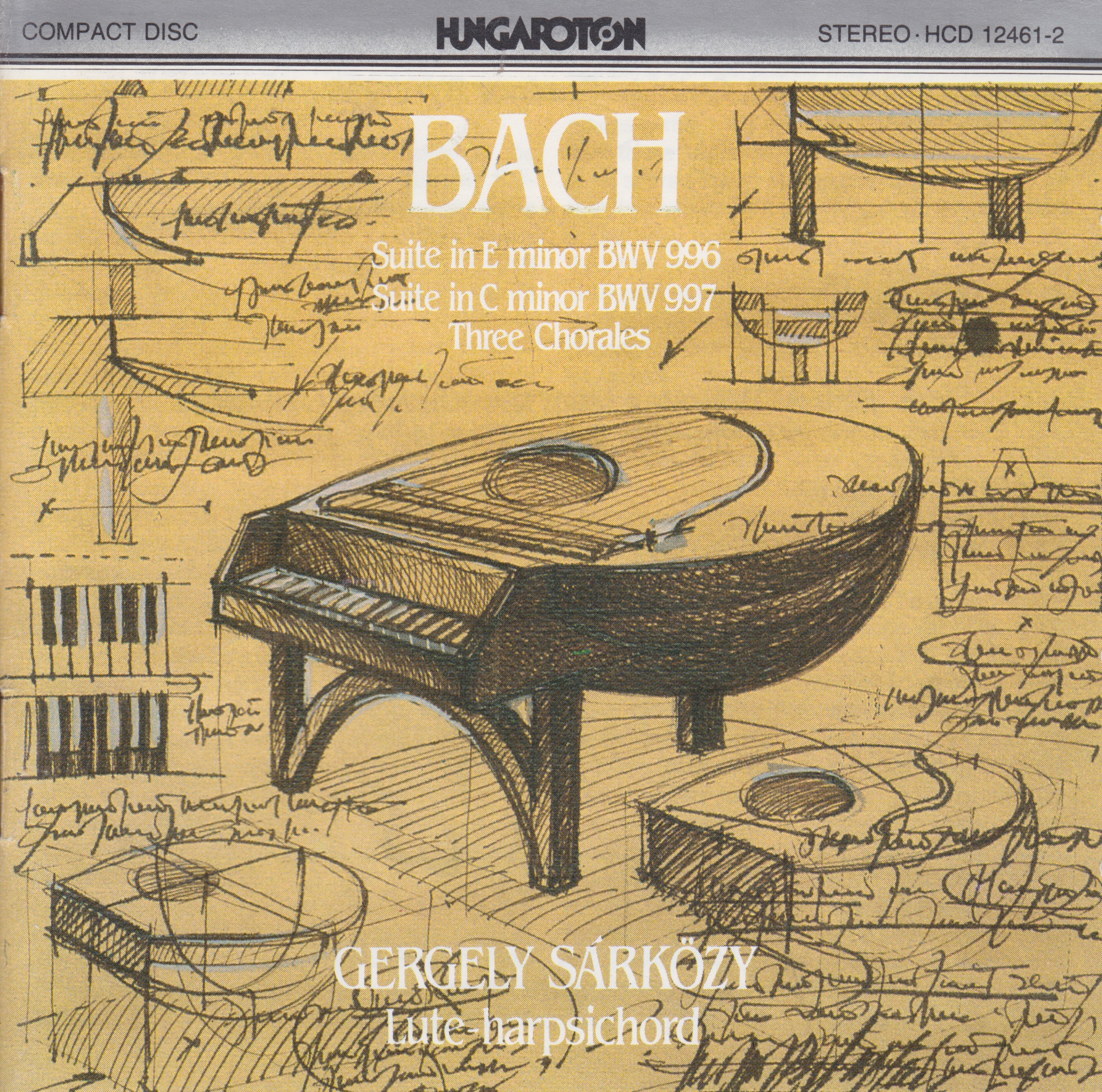 Bach: Suite in E minor BWV 996, Suite in C minor BWV 997, Three Chorales album cover
