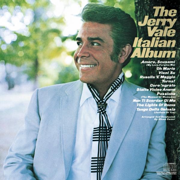 The Jerry Vale Italian Album album cover