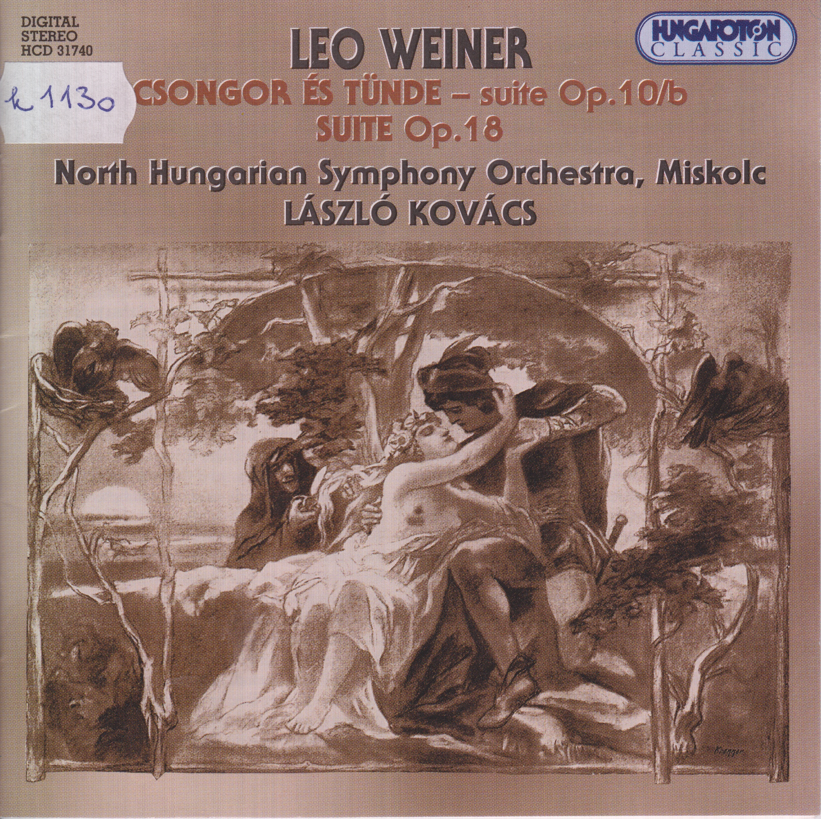 Leó Weiner: Two Orchestral Suites album cover
