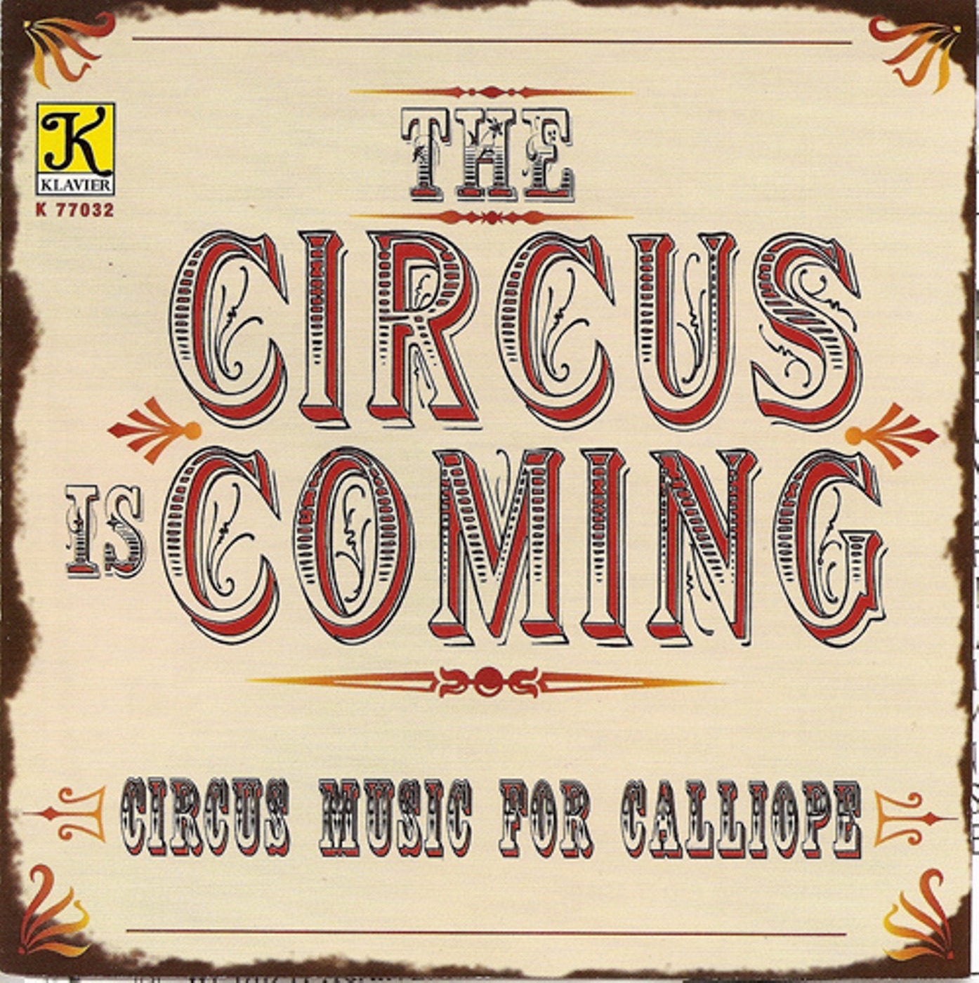 The Circus Is Coming - Circus Music for Calliope album cover