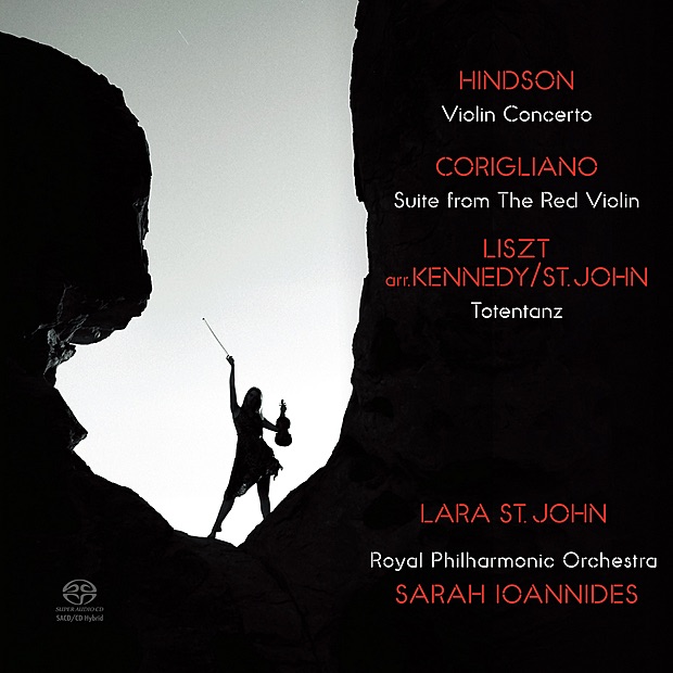 Hindson: Violin Concerto - Corigliano: Suite from the Red Violin - Liszt: Totentanz album cover
