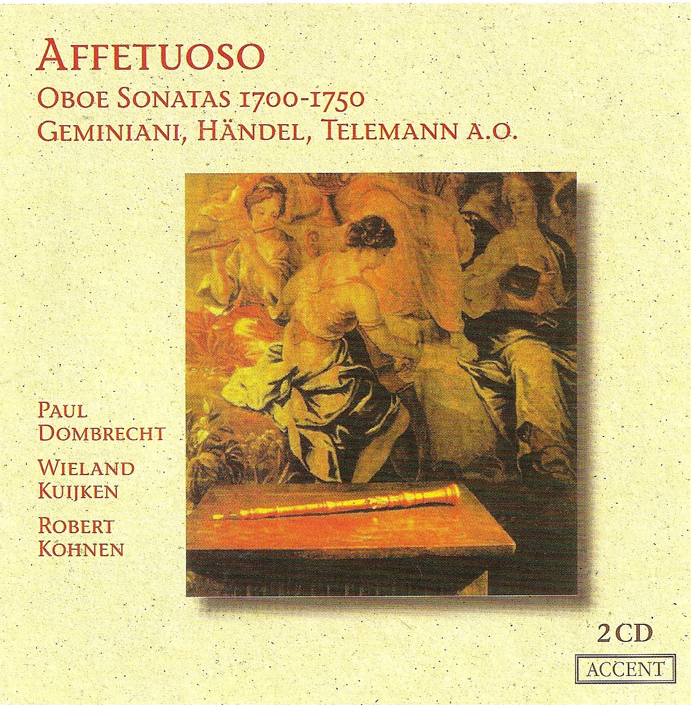 Affetuoso - Vincent: Oboe Sonata No. 2 - Babell: Oboe Sonata No. 1 - Handel: Oboe Sonata No. 3 album cover