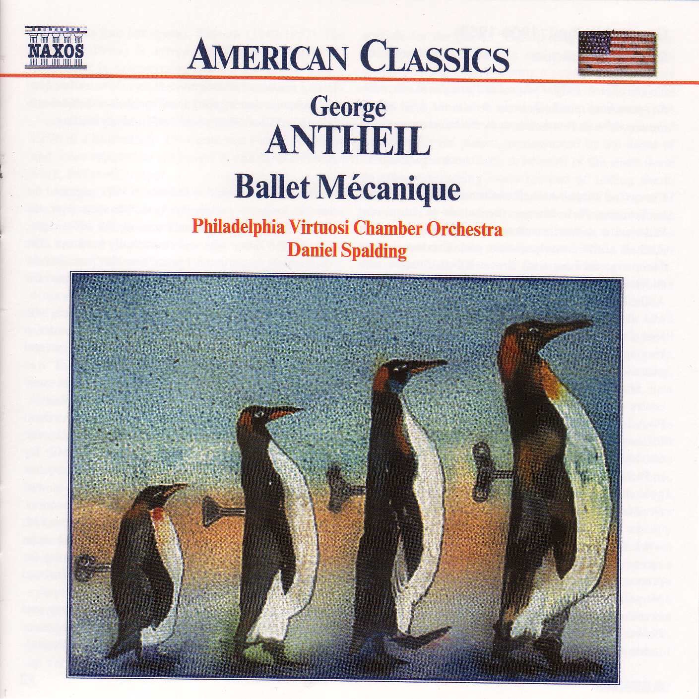 Antheil: Ballet Mecanique, Serenade for String Orchestra album cover