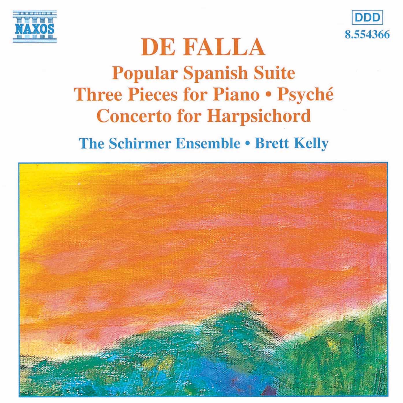 de Falla:  Popular Spanish Suite & Piano Pieces & Harpsichord Concerto album cover