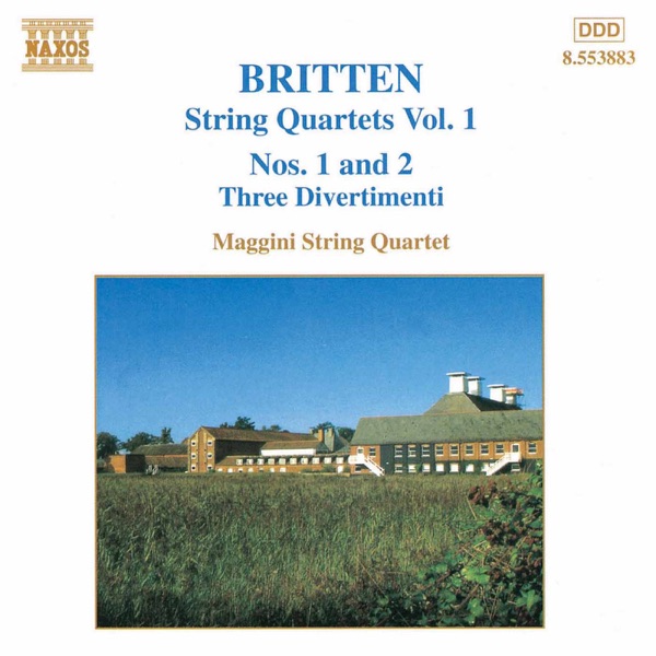Britten: String Quartets Nos. 1 and 2 - Three Divertimenti album cover
