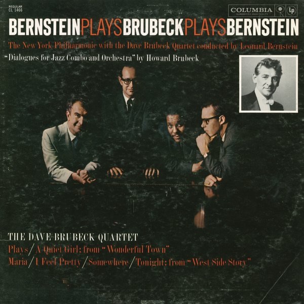Bernstein Plays Brubeck Plays Bernstein album cover