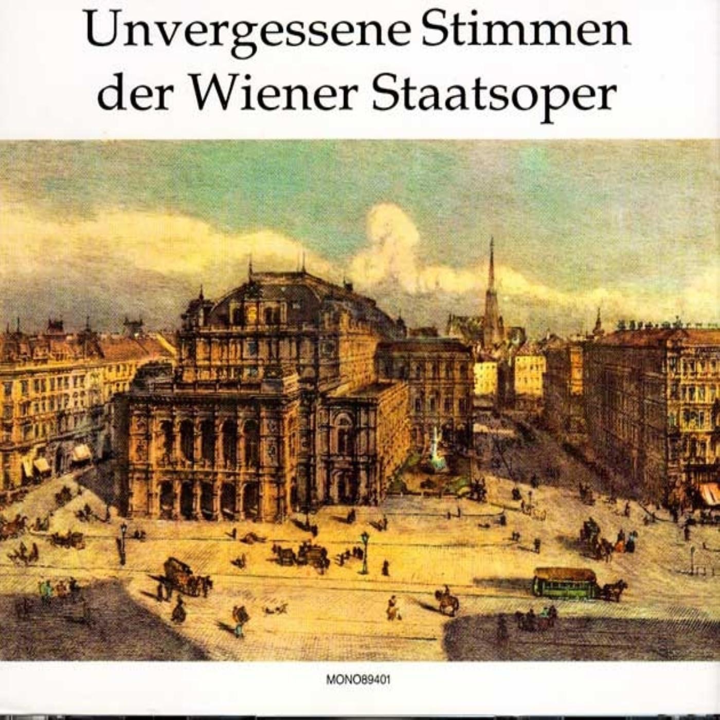 Unvergessene Stimmen Der Wiener Staatsoper album cover