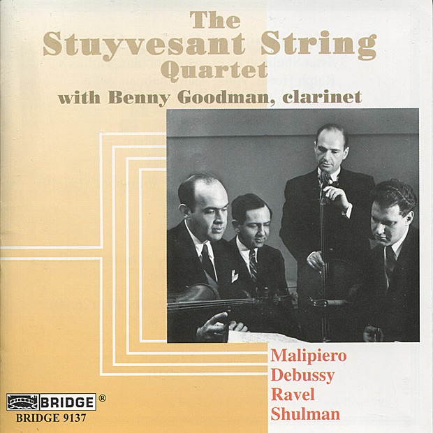 The Stuyvesant String Quartet with Benny Goodman album cover
