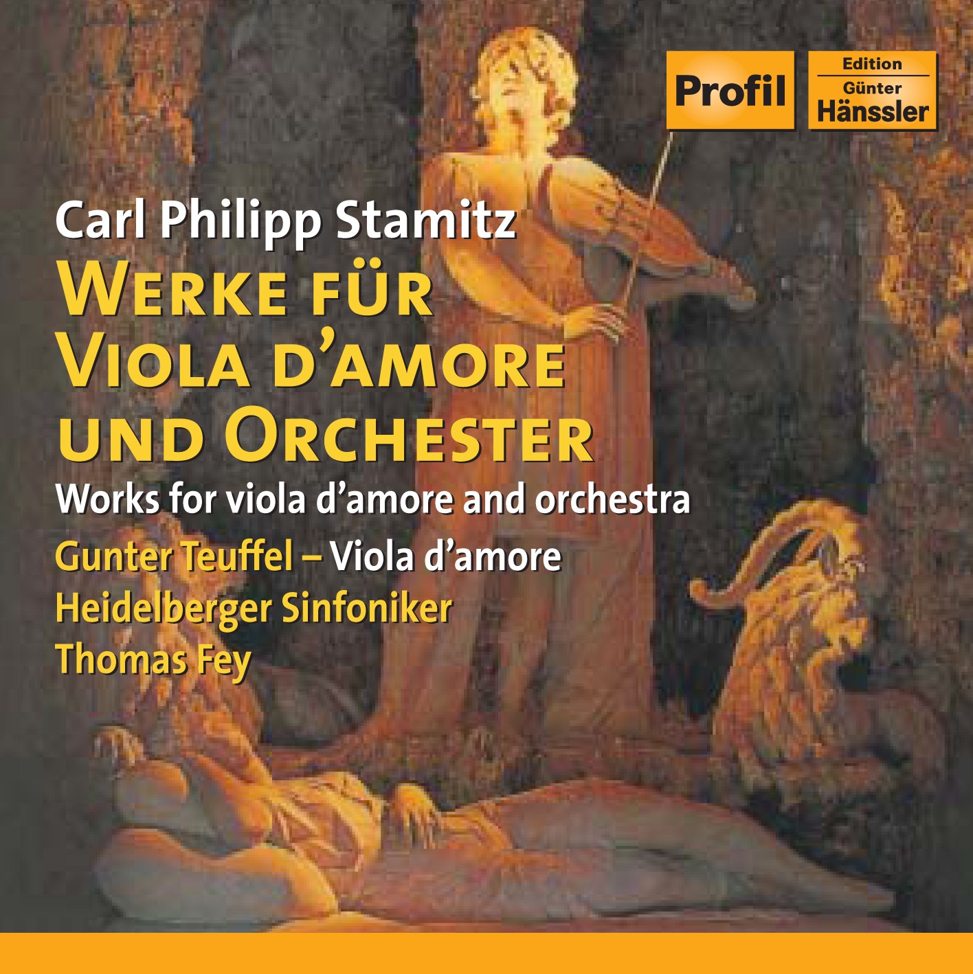 Stamitz: Viola D'Amore Concertos - Viola D'Amore Sonata In e Flat Major album cover