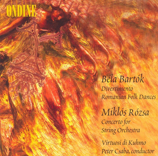 Bartok: Divertimento, Romanian Folk Dances - Rozsa, M: Concerto for Strings album cover
