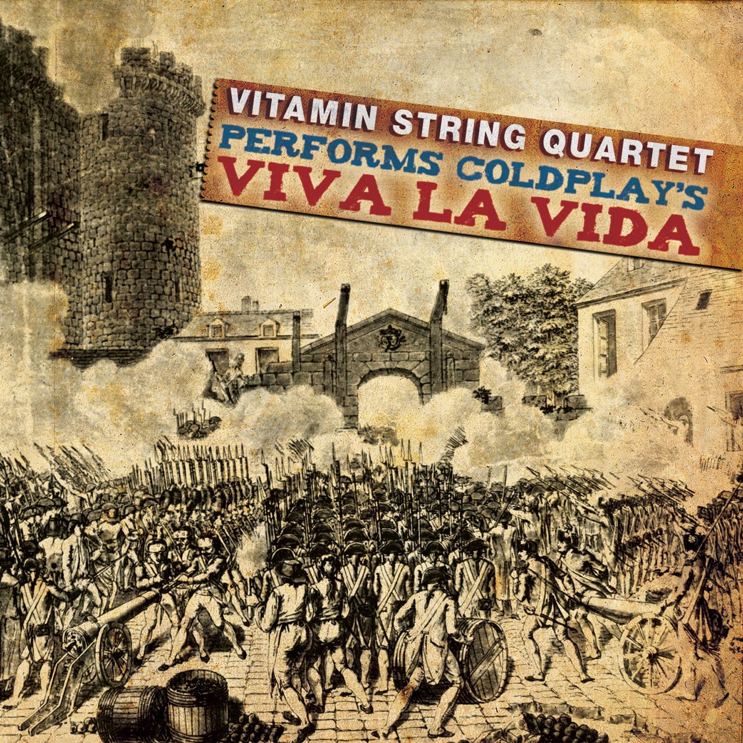 Vitamin String Quartet Performs Coldplay's Viva la Vida album cover