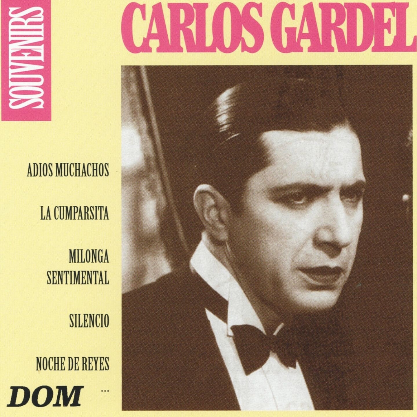 Carlos Gardel, vol. 1 : Souvenirs album cover