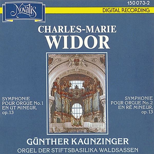 Widor: Organ Symphonies Nos. 1 and 2, Op. 13 album cover