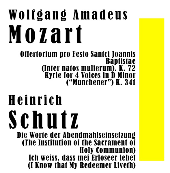 Mozart & Schutz: Sacred Music - EP album cover