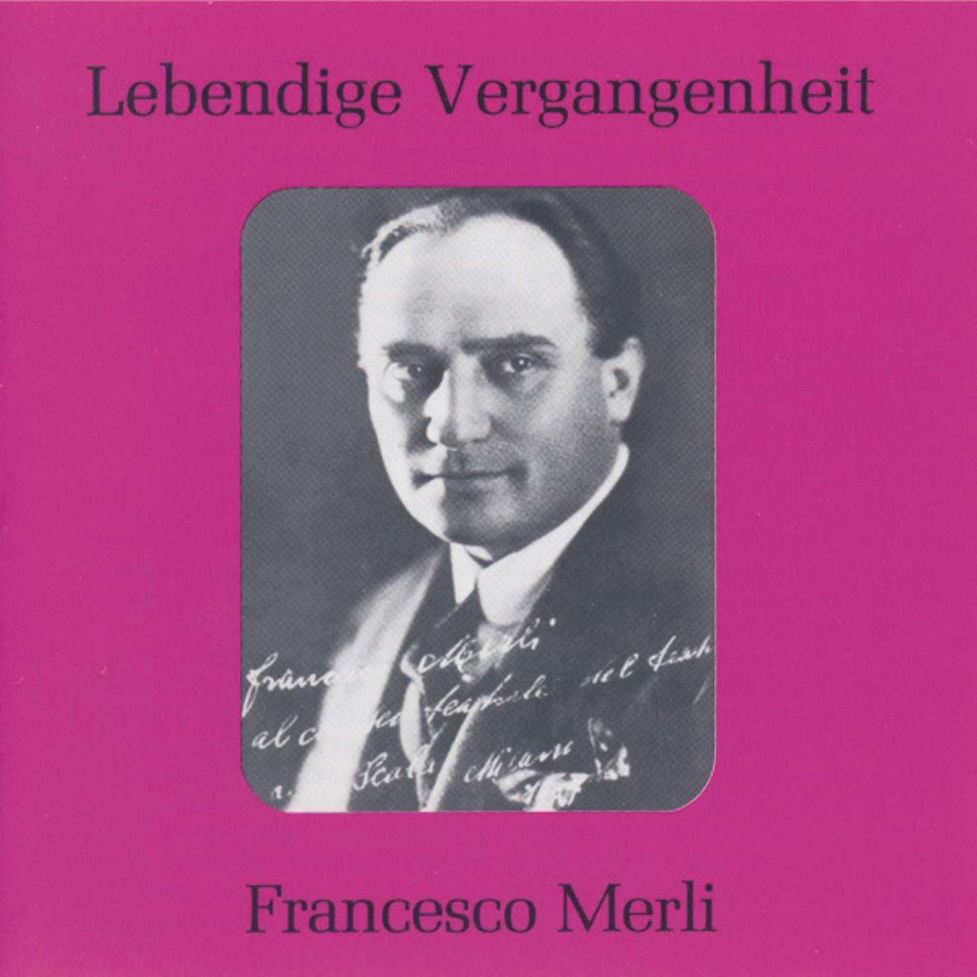 Lebendige Vergangenheit - Francesco Merli album cover