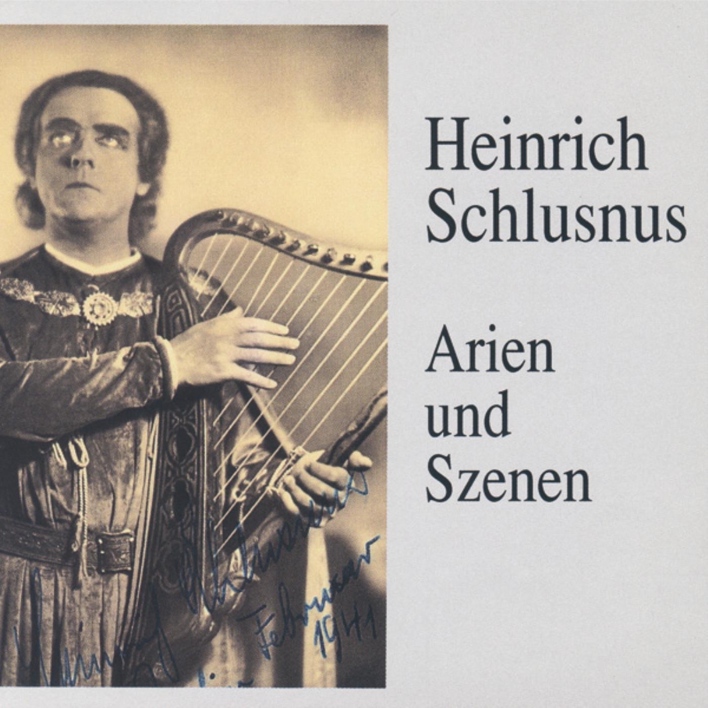 Heinrich Schlusnus In Arien Und Szenen album cover