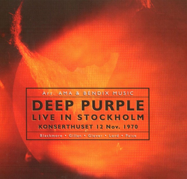 Live In Stockholm 1970 album cover