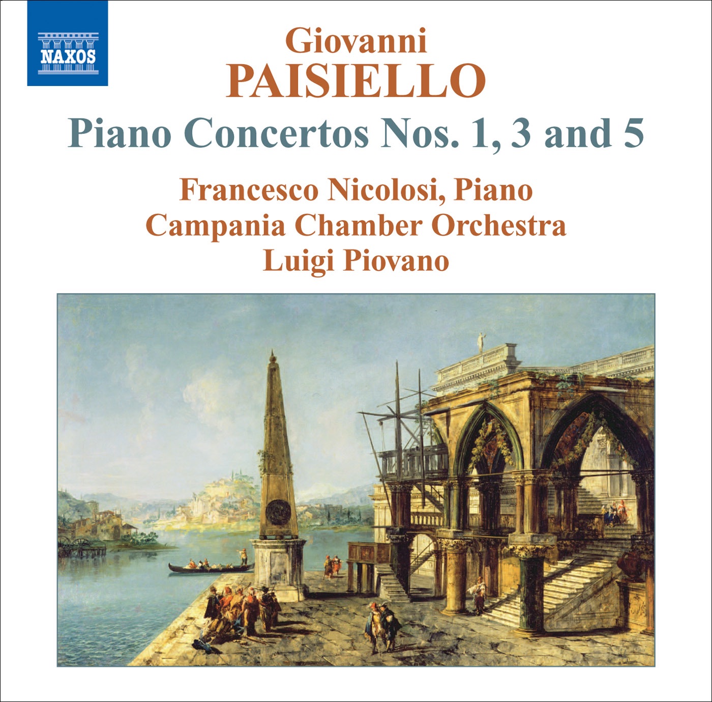 Paisiello: Piano Concertos Nos. 1, 3 and 5 album cover
