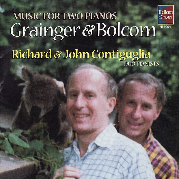 Grainger & Bolcom: Music for Two Pianos album cover