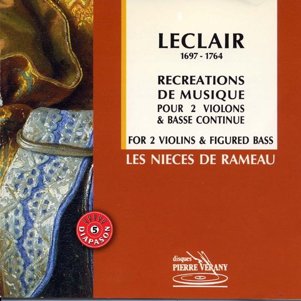Leclair : Récréations de musique pour 2 violons & basse continue album cover