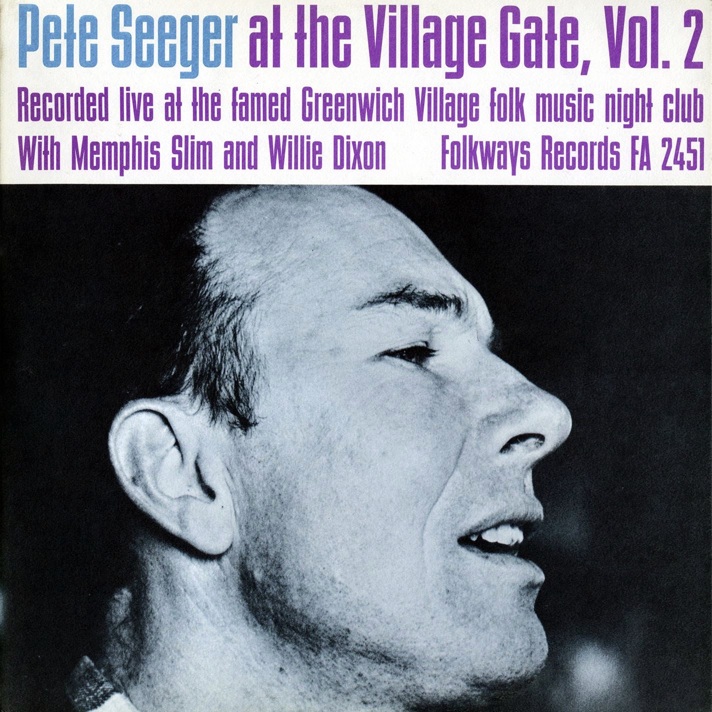 Pete Seeger At the Village Gate With Memphis Slim and Willie Dixon, Vol. 2 album cover