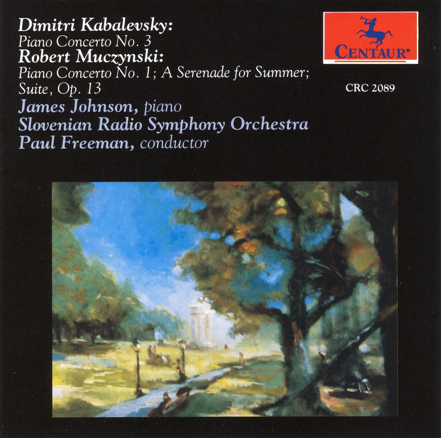Kabalevsky: Piano Concerto No. 3 - Muczynski: Piano Concerto No. 1 - The Suite, Op. 13 - A Serenade  album cover