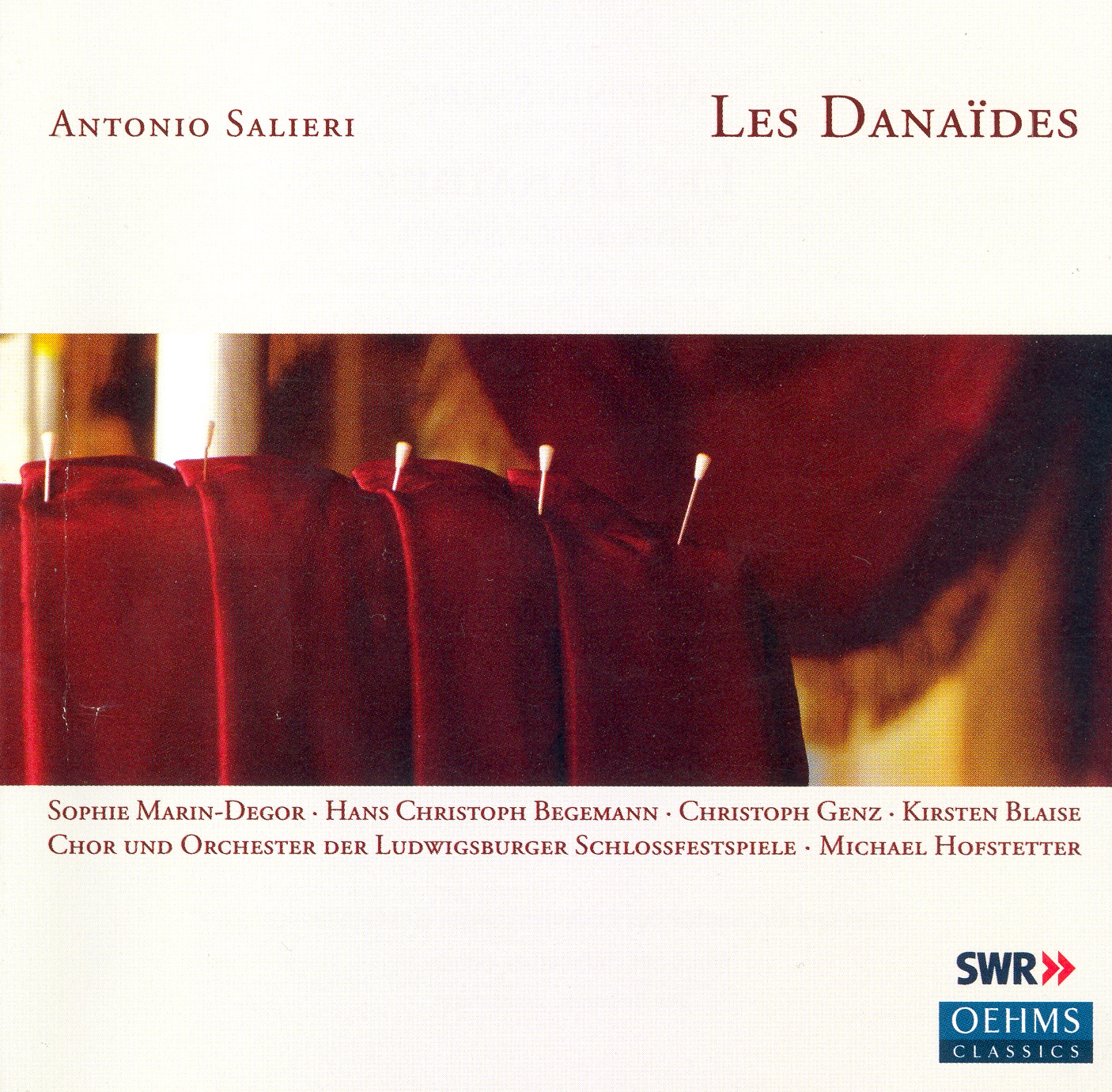 Salieri: Danaides (Les) album cover