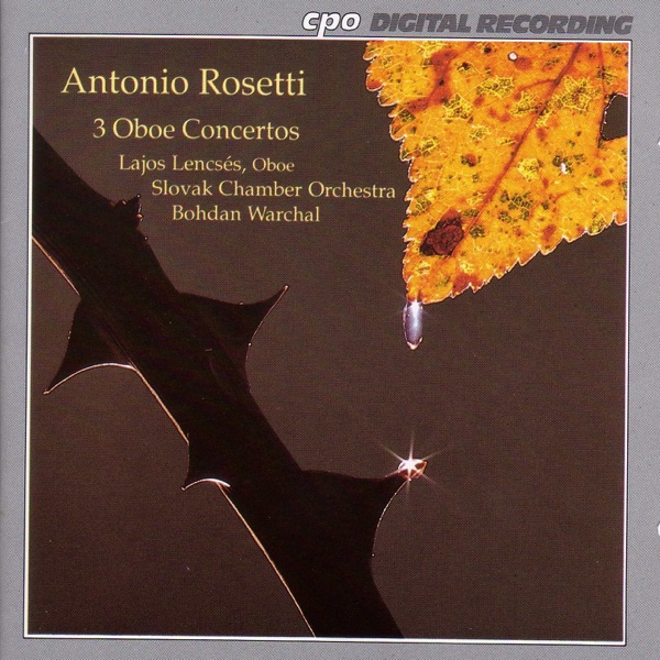Rosetti: Oboe Concertos album cover