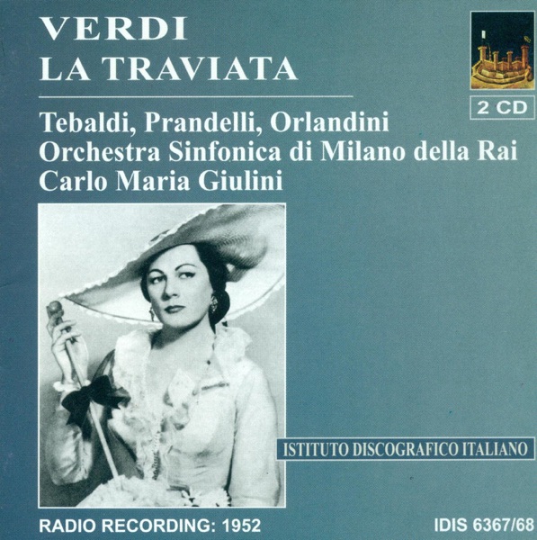 Verdi, G.: Traviata (La) [Opera] (1952) album cover