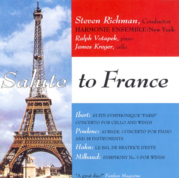 Hahn: Le bal de Beatrice d'Este - Milhaud: Symphonie de chambre No. 5 - Ibert: Cello Concerto - Suit album cover