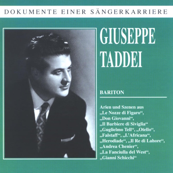 Dokumente Einer Sängerkarriere - Giuseppe Taddei album cover