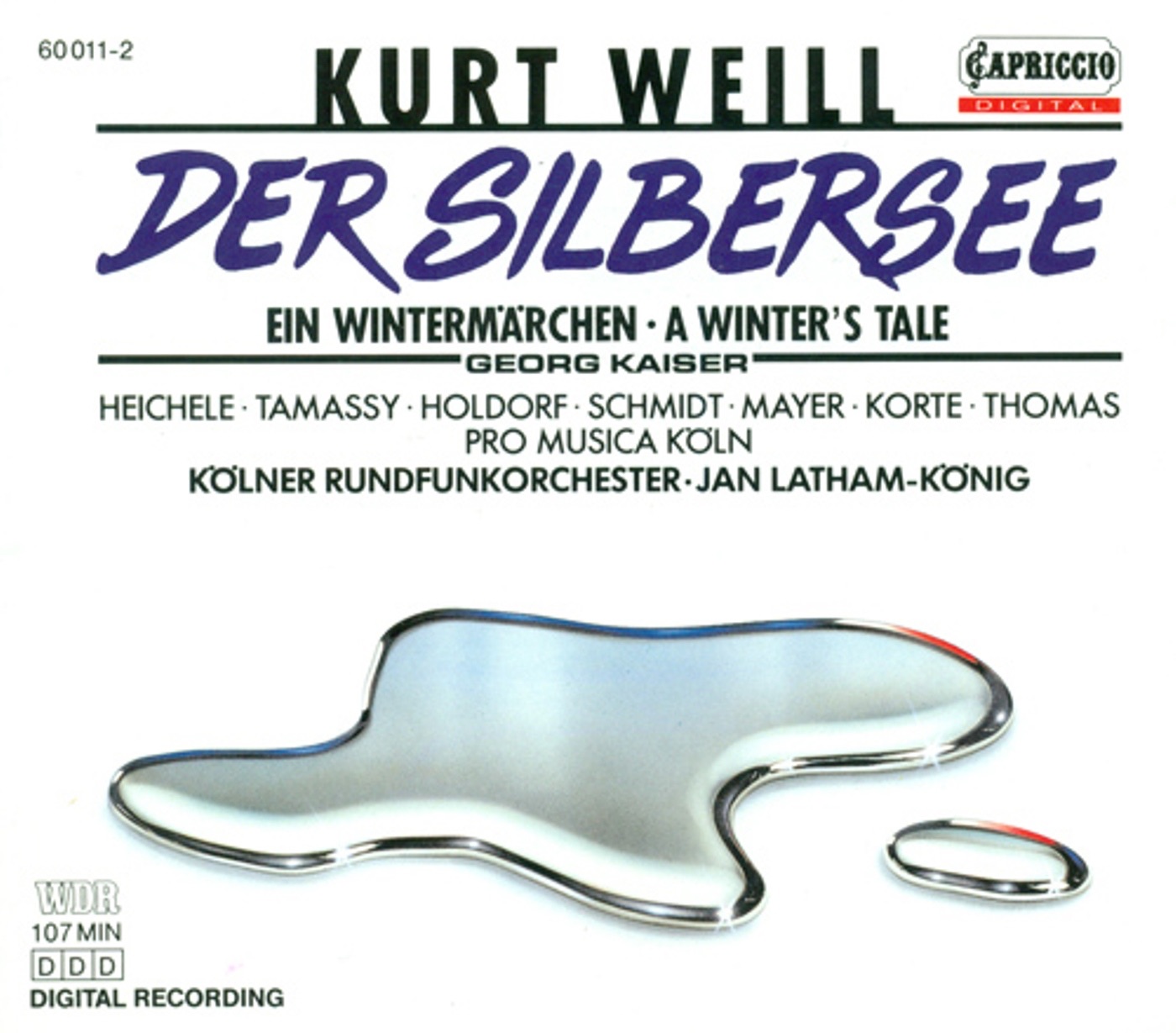 Weill: Der Silbersee album cover