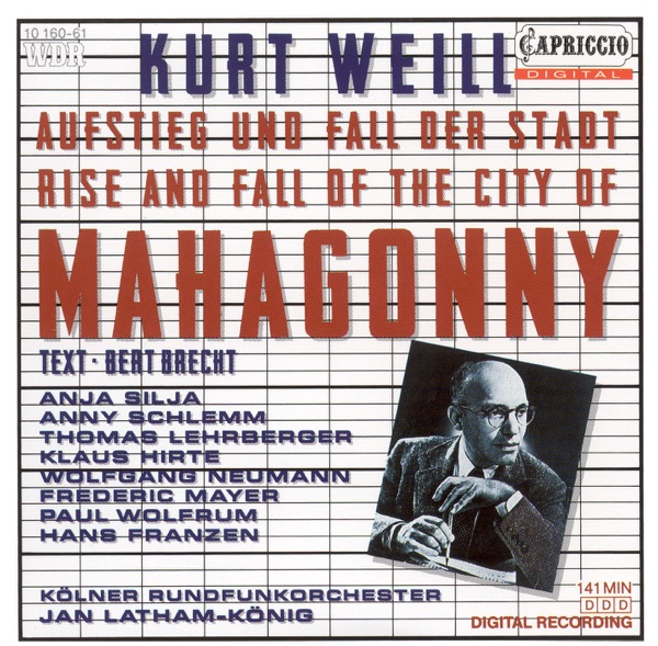 Weill: Aufstieg Und Fall Der Stadt Mahagonny (Rise and Fall of the City of Mahagonny) album cover